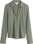 NEXT Cotton Johnny Collar Henley