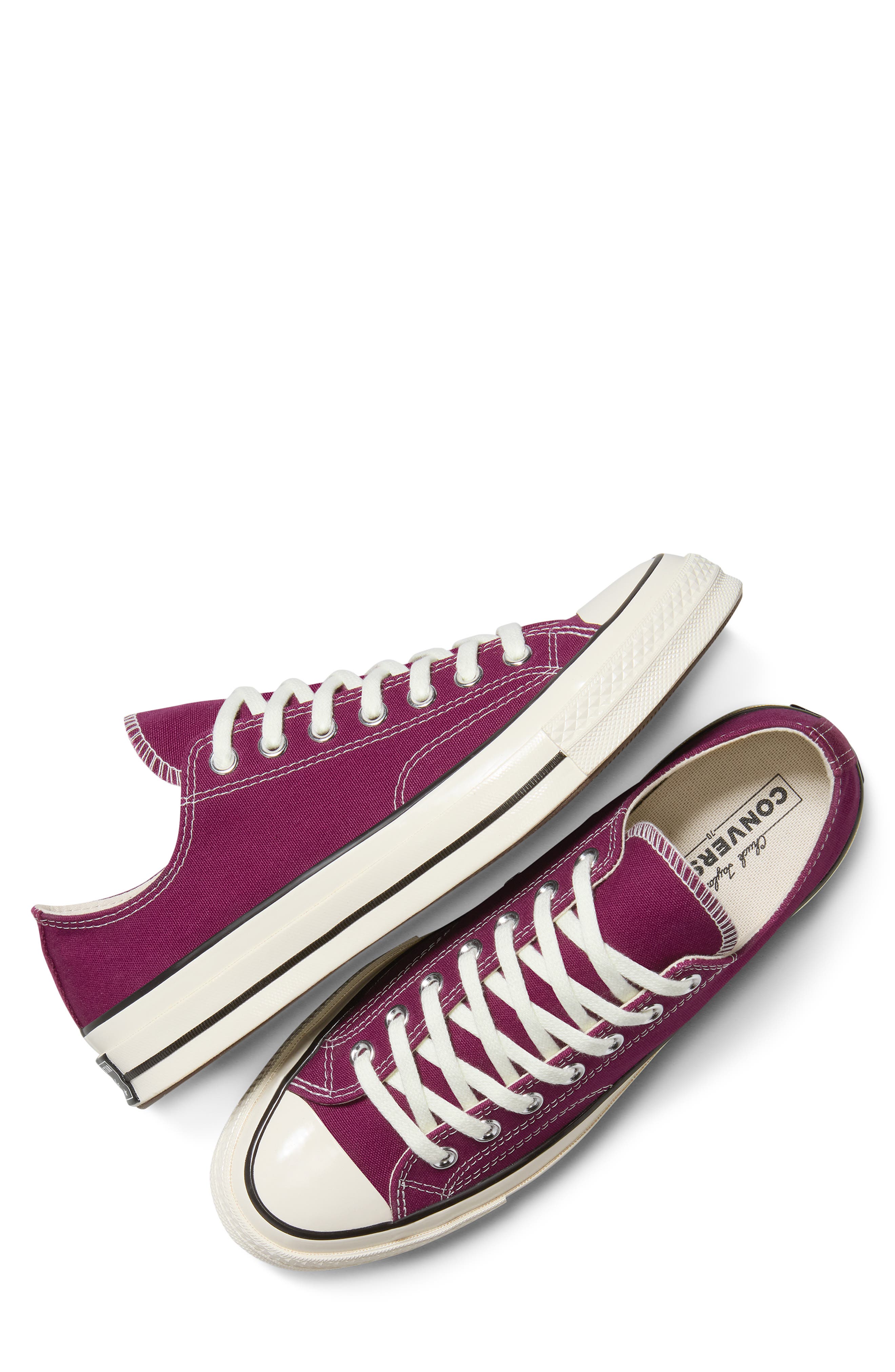 Converse Chuck 70 Oxford Sneaker, Alternate, color, Frozen Acai/ Egret/ Black