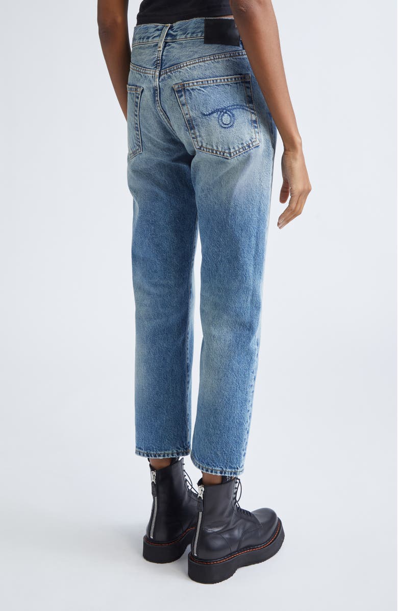 R13 Straight Leg Boyfriend Jeans, Alternate, color, Jasper