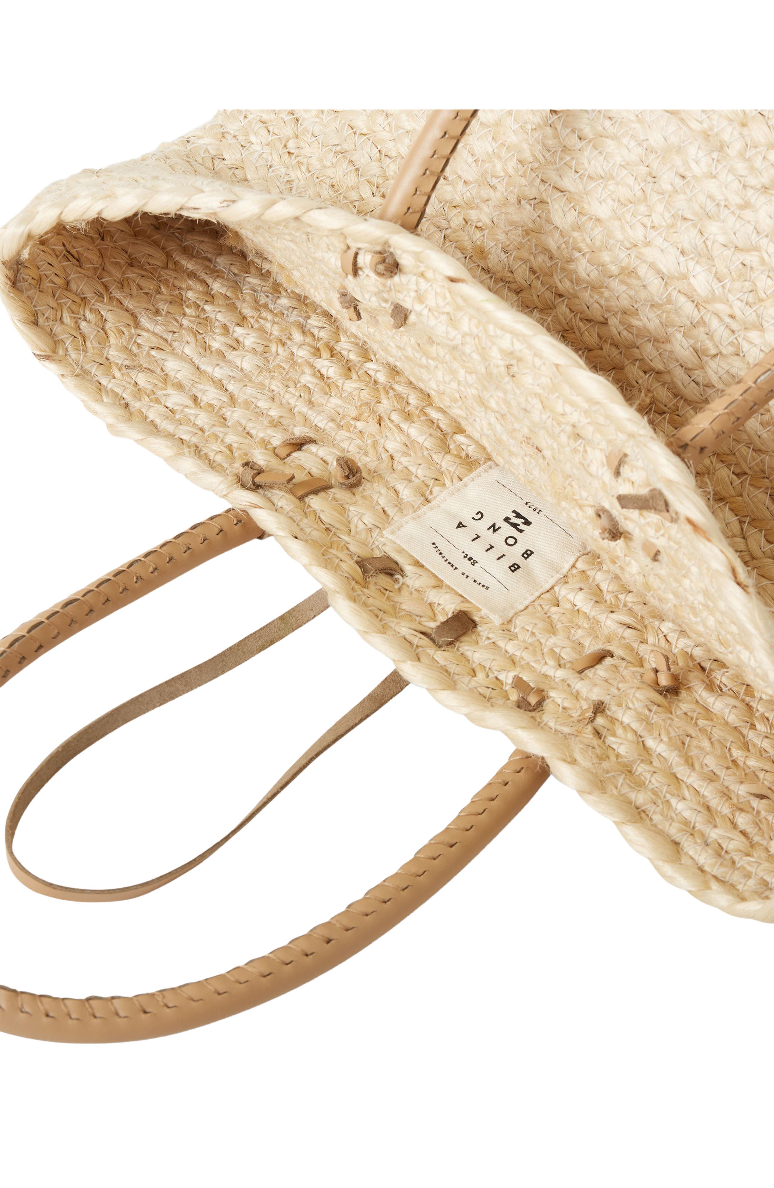 Billabong From Paradise Straw Tote, Alternate, color, Natural