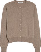 Johnstons of Elgin Iris Cashmere Crewneck Cardigan