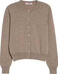 Johnstons of Elgin Iris Cashmere Crewneck Cardigan
