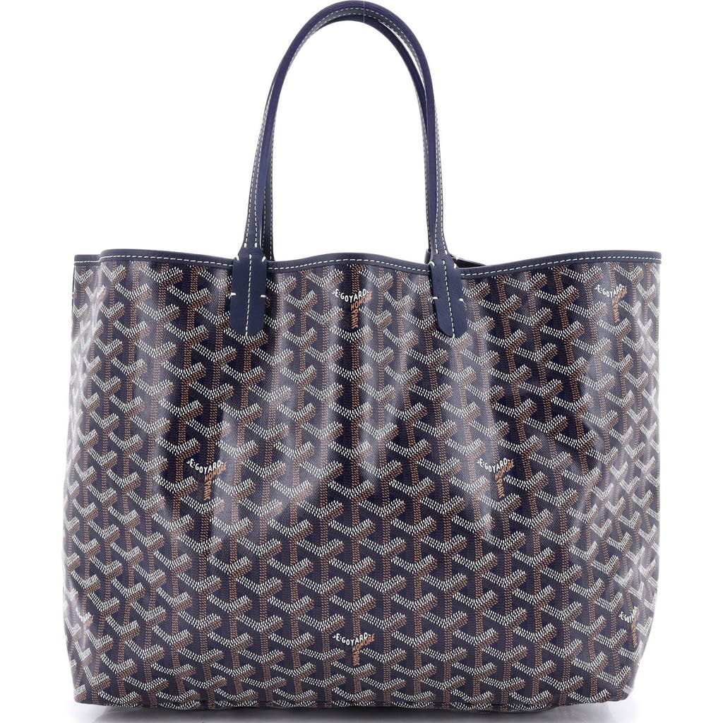 Pre-owned Goyard Goyard Saint Louis Tote Coated Canvas Pm In Pink
