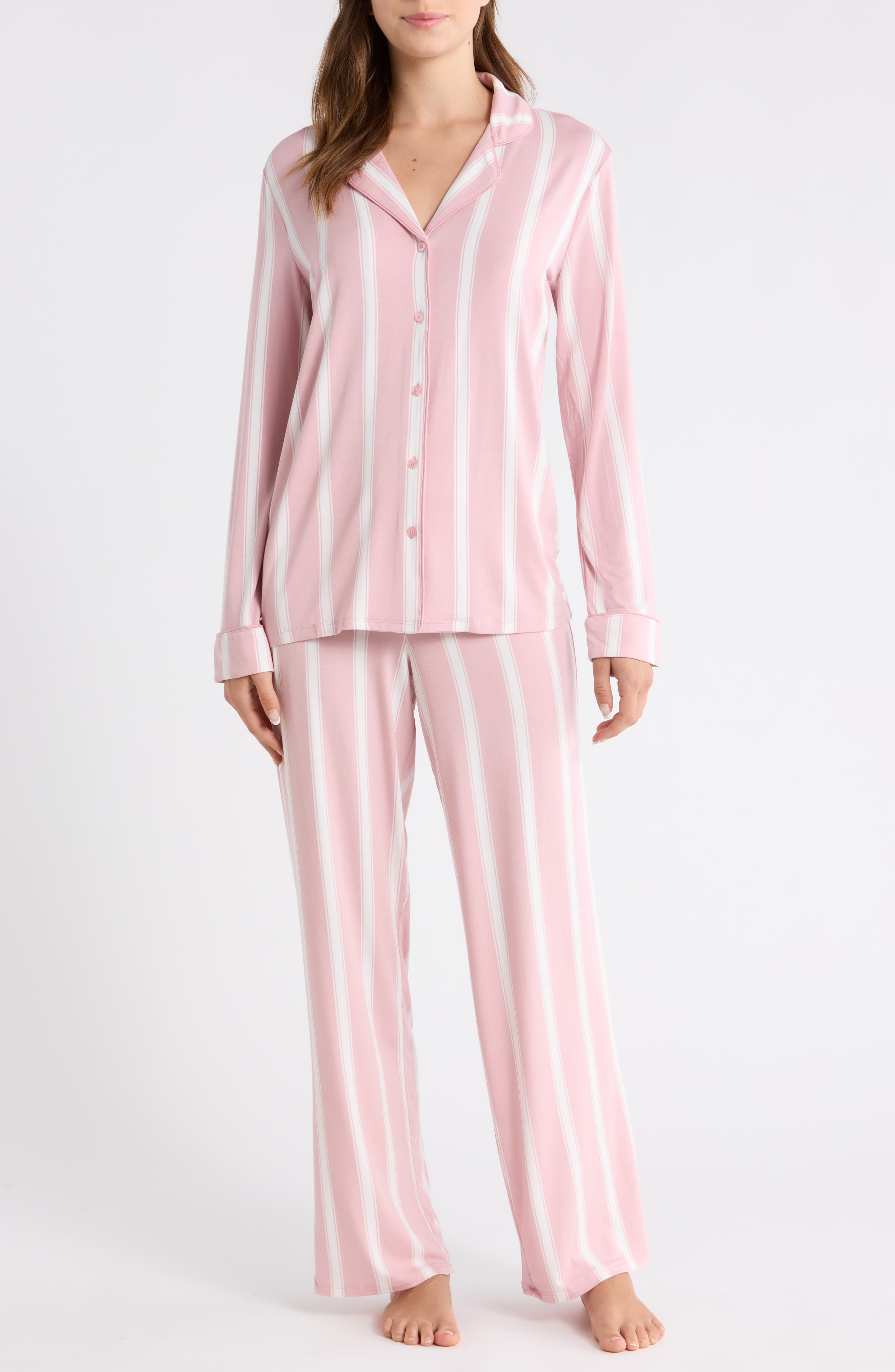 PINK- IVORY RIVIERA STRIPE