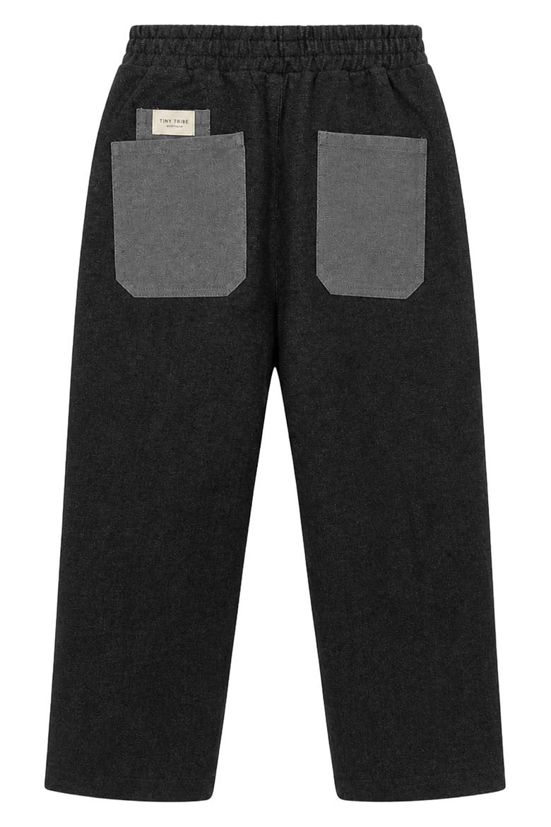 Kids' Relaxed Straight Leg Jeans, Alternate, color, BLACK