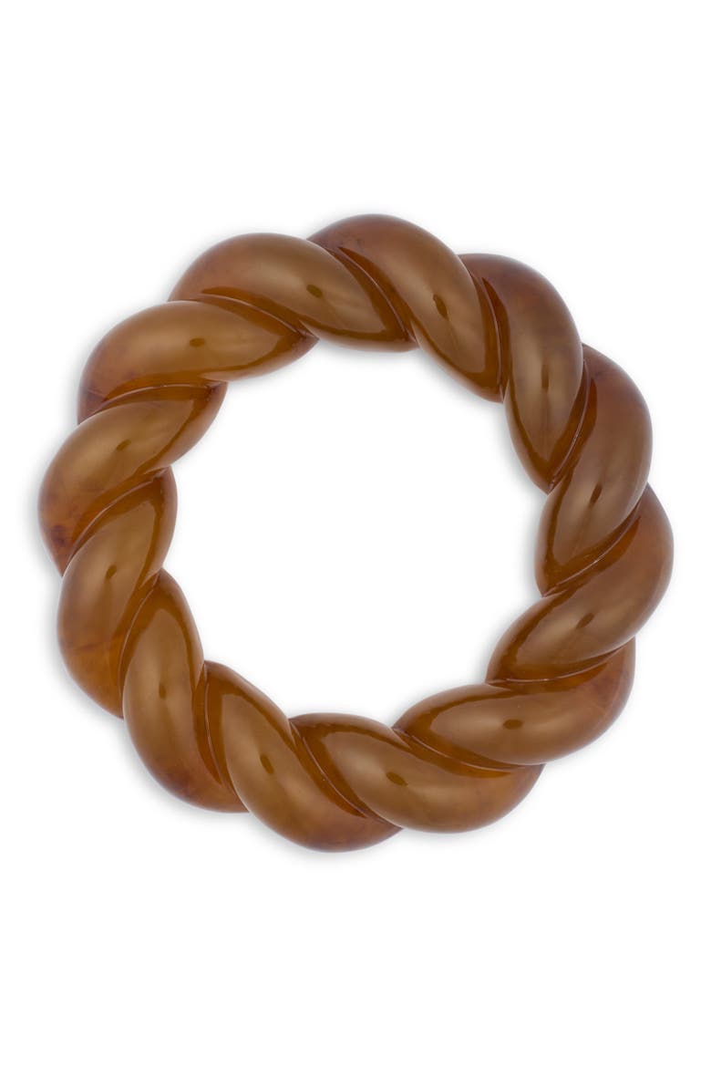 Caramel Macchiato Bangle Bracelet, Main, color, BROWN
