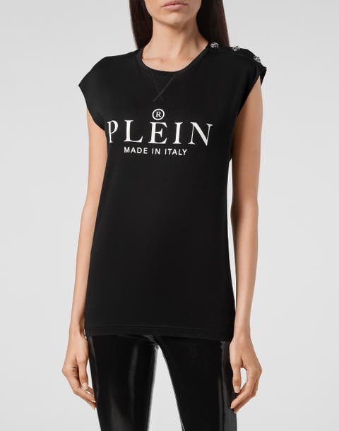 T-Shirt Round Neck Iconic Plein Women