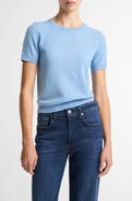 Vince Short Sleeve Wool Blend Sweater