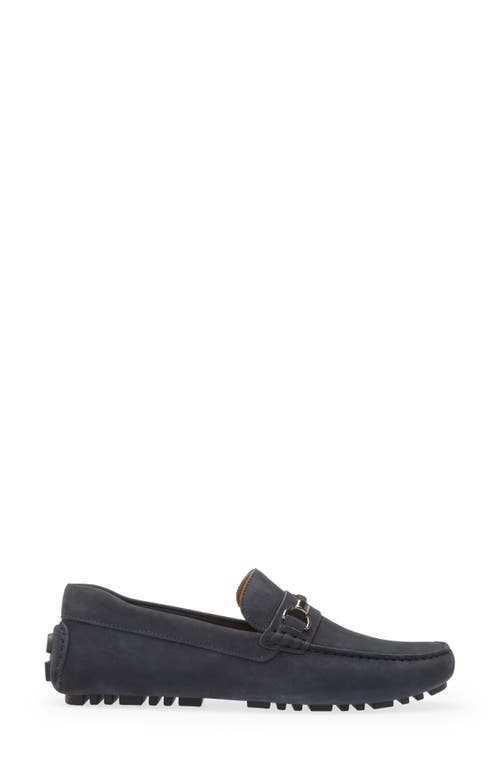 Nordstrom Barrett Braided Bit Driving Shoe In Navy Blazer