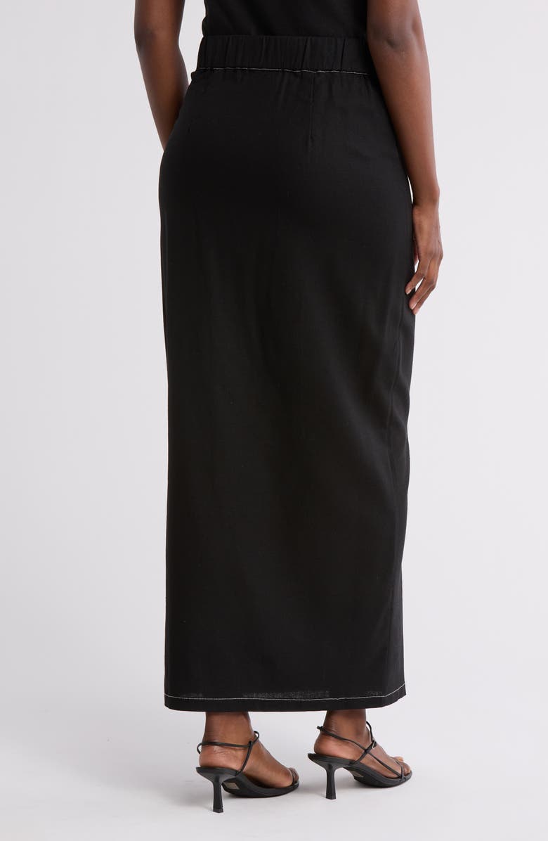 BY DESIGN Abby Button Front Maxi Skirt, Alternate, color, 