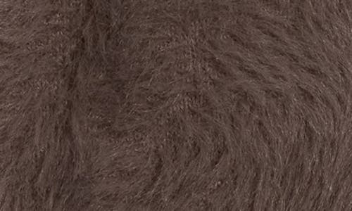 Rdi V-neck Faux Fur Cagan In Brown
