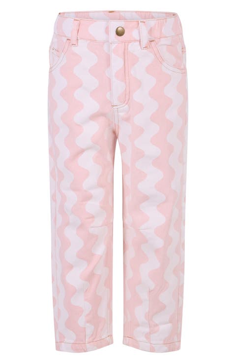 Kids' Penny Wavy Print Straight Leg Pants