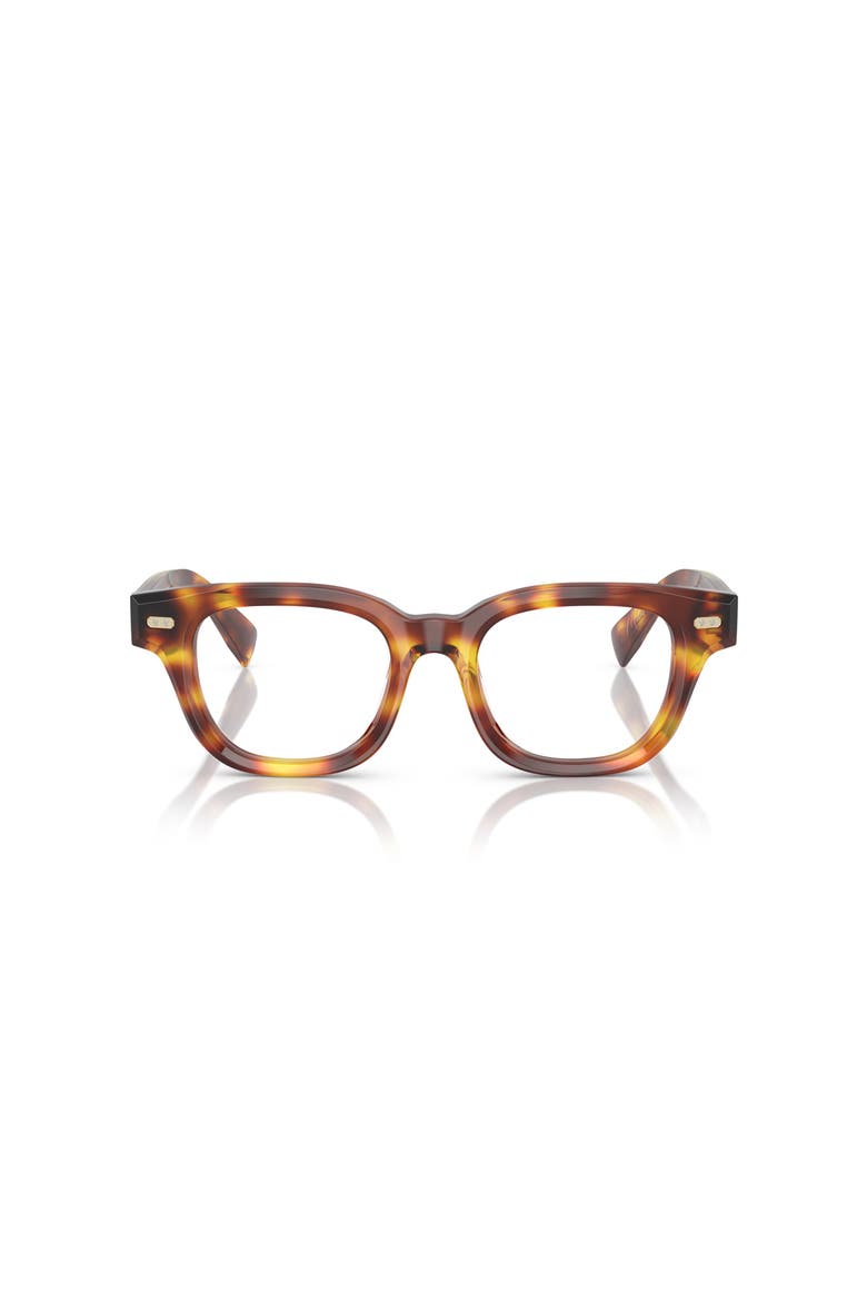 48mm Rectangle optical glasses, Alternate, color, Tortoise
