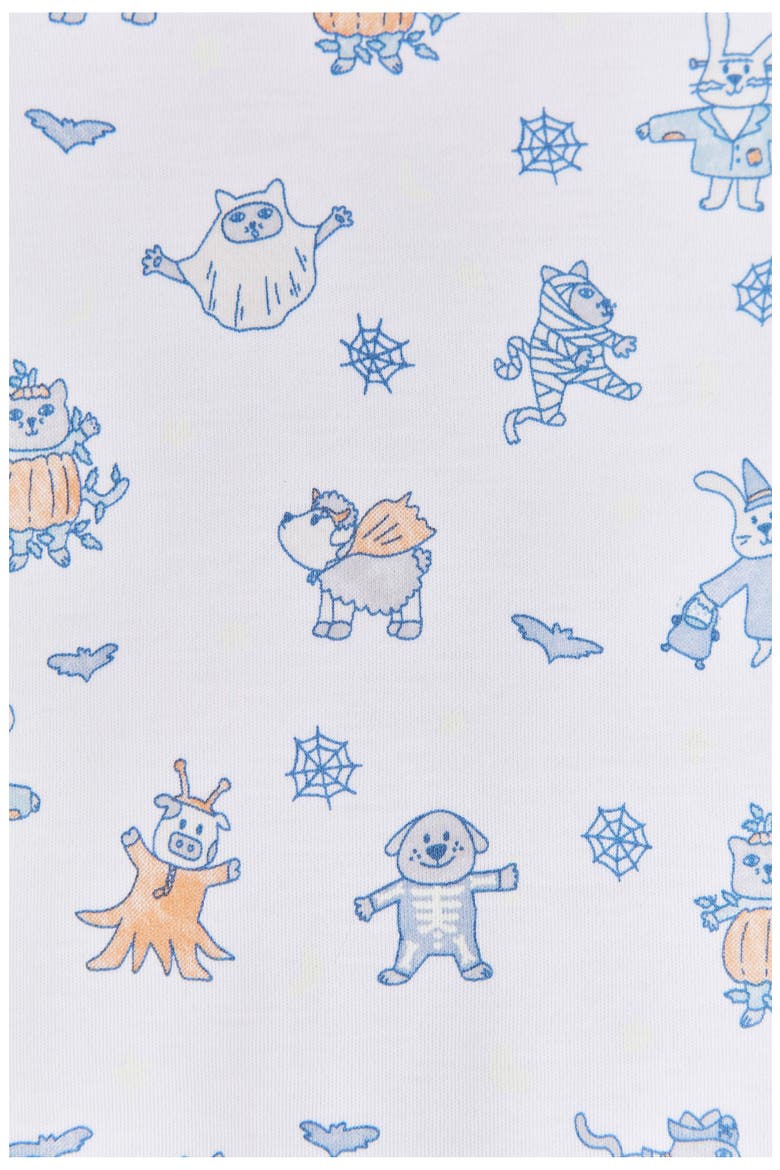 Halloween Zip Footed Pajama for Infant, Alternate, color, FULL-PRINT
