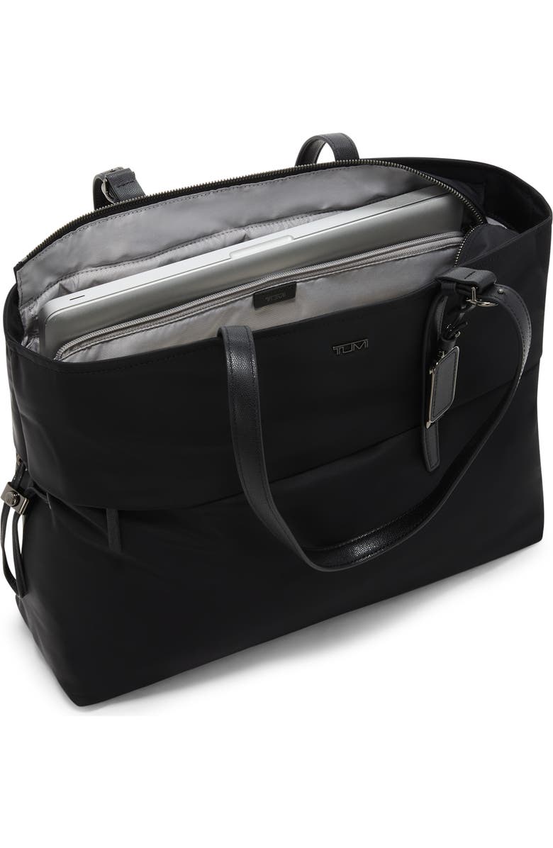 TUMI Voyageur Cam Large Tote Bag, Alternate, color, Black/ Gunmetal
