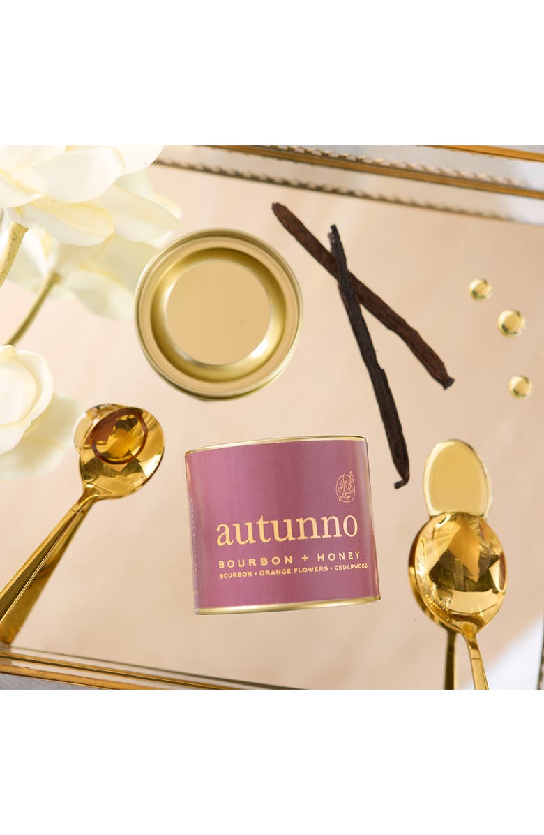 VIA MERCATO Autunno Bourbon & Honey Candle, Alternate, color, Merlot