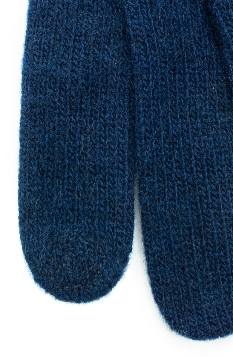 Portolano Cashmere Tech Gloves, Alternate, color, Classic Navy