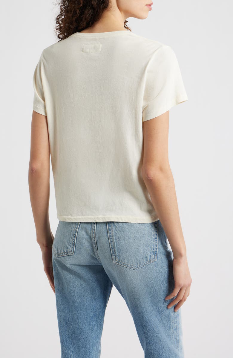 THE GREAT. Little Rider Cotton Graphic T-Shirt, Alternate, color, Washed White