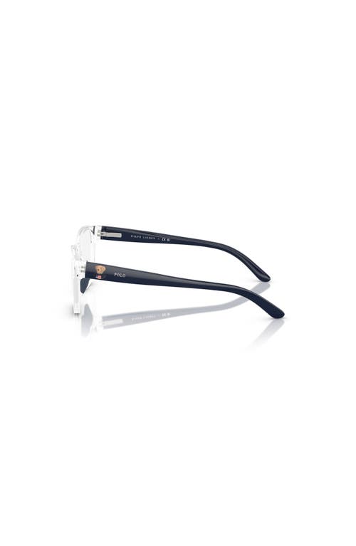 Polo Ralph Lauren 45mm Round Optical Glasses In White