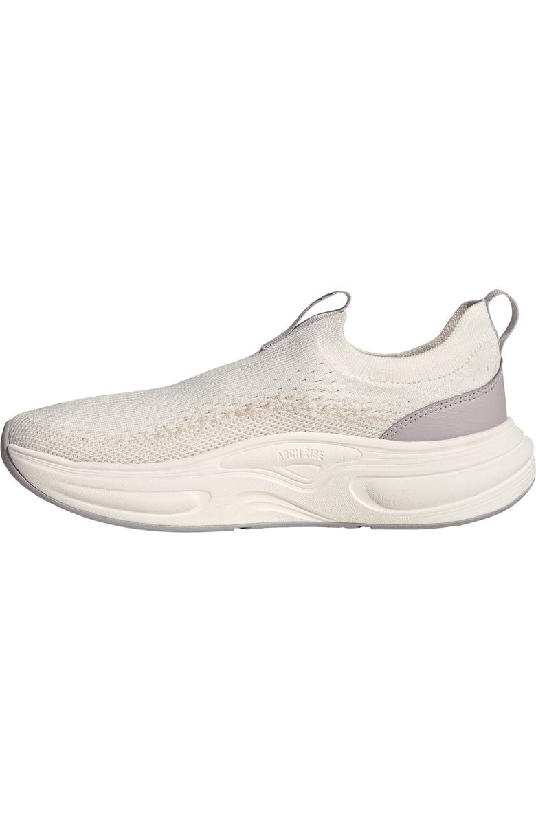 adidas Cloudfoam Cuxxion Slip-On Sneaker, Alternate, color, White/ Matte Silver/ Purple
