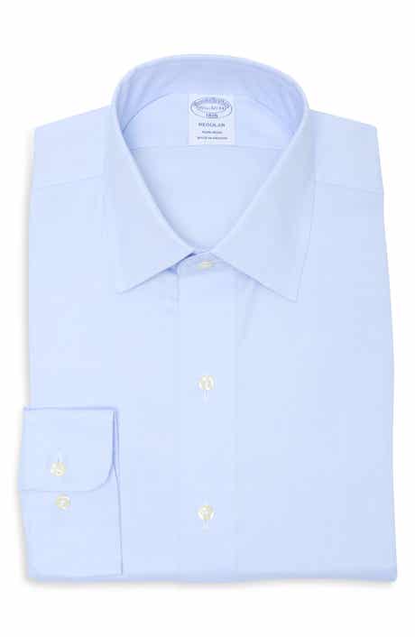 Regular Fit Non-Iron Dobby Dot Dress Shirt