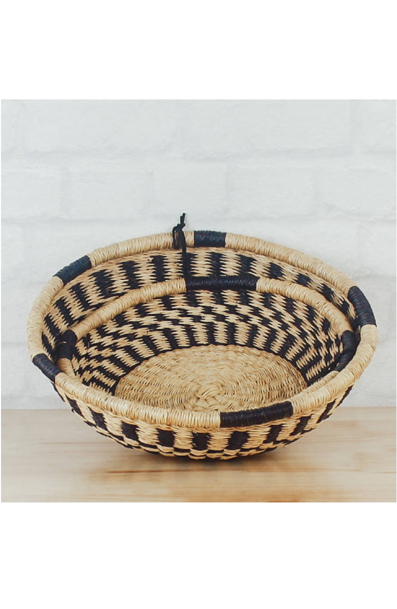 Big Blue Moma Bolga Tray Basket Lg  Natural Palette, Alternate, color, 