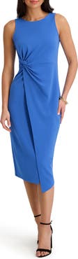 Siena Side Knot Crepe Scuba Dress