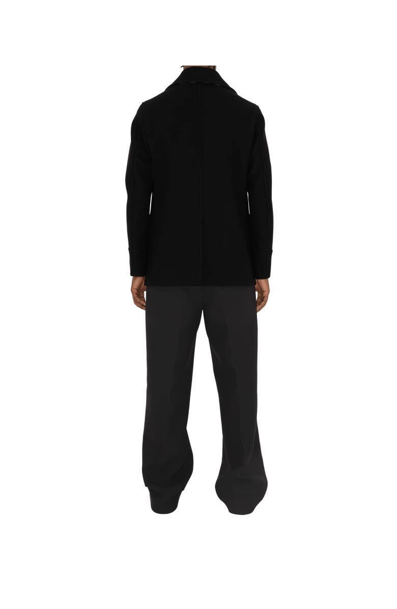 Burberry Wool Blend Pea Coat, Alternate, color, 