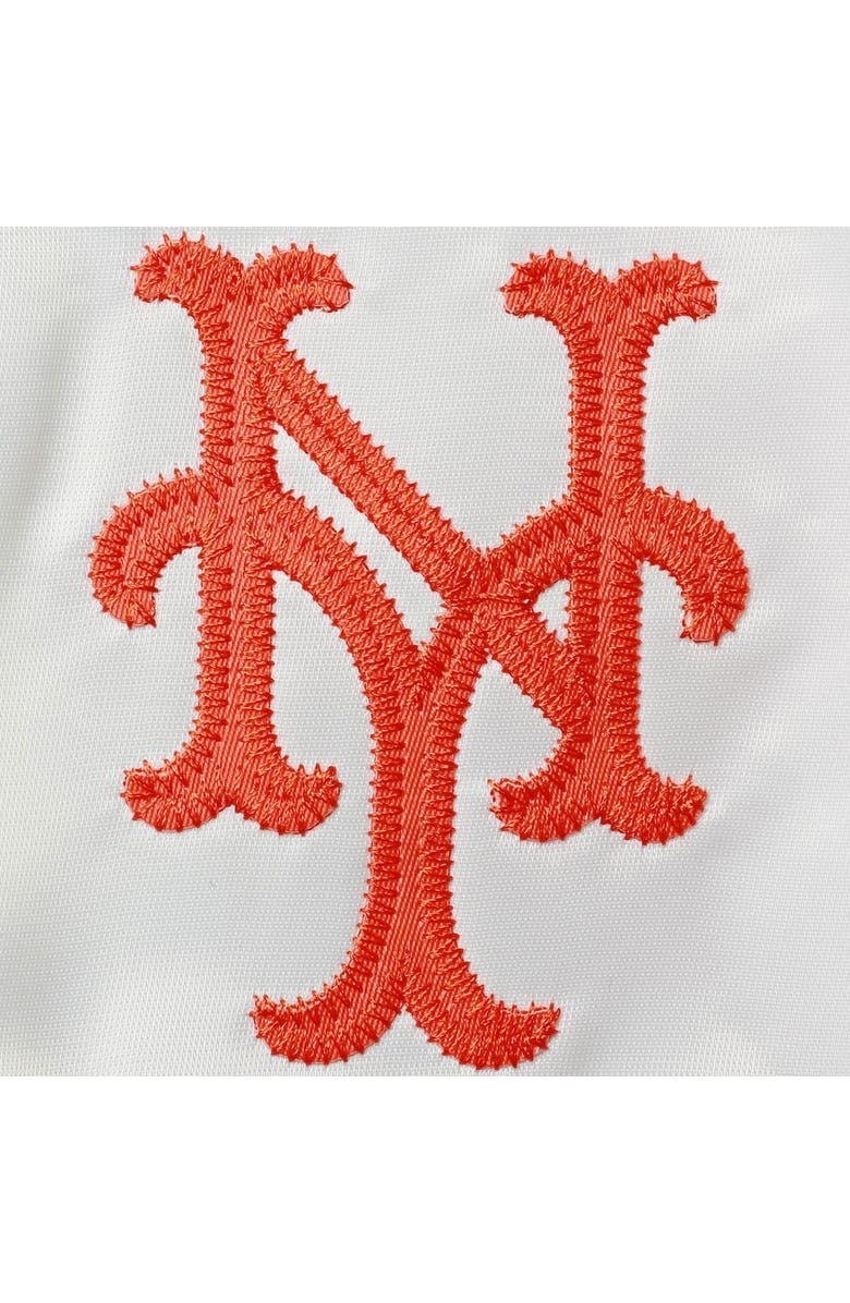 Mitchell & Ness Men's Mitchell & Ness Royal/Orange New York Mets Big & Tall Coaches Satin Full-Snap Jacket, Alternate, color,