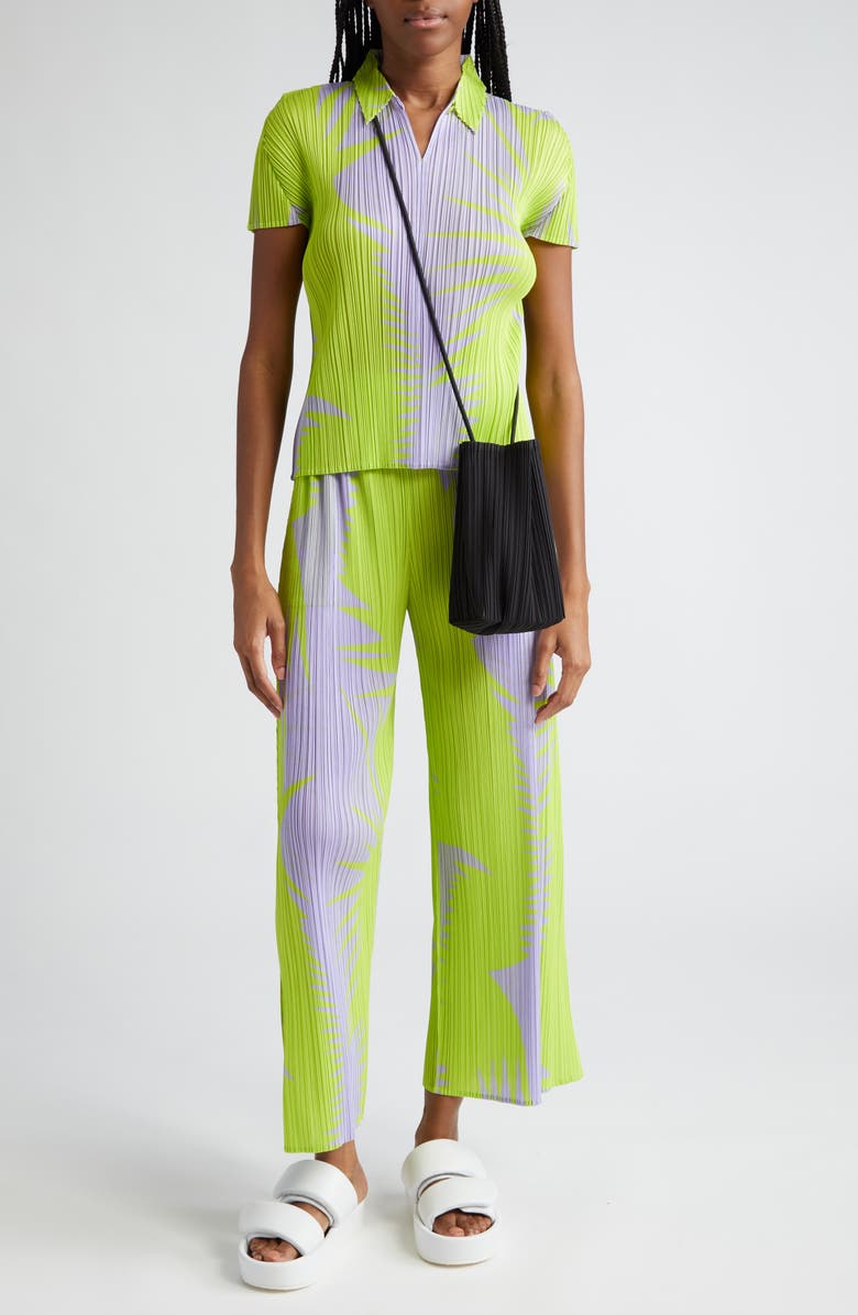 PLEATS PLEASE ISSEY MIYAKE PIQUANT トップス Pleats Please Issey Miyake Piquant Print Pleated Top | Nordstrom