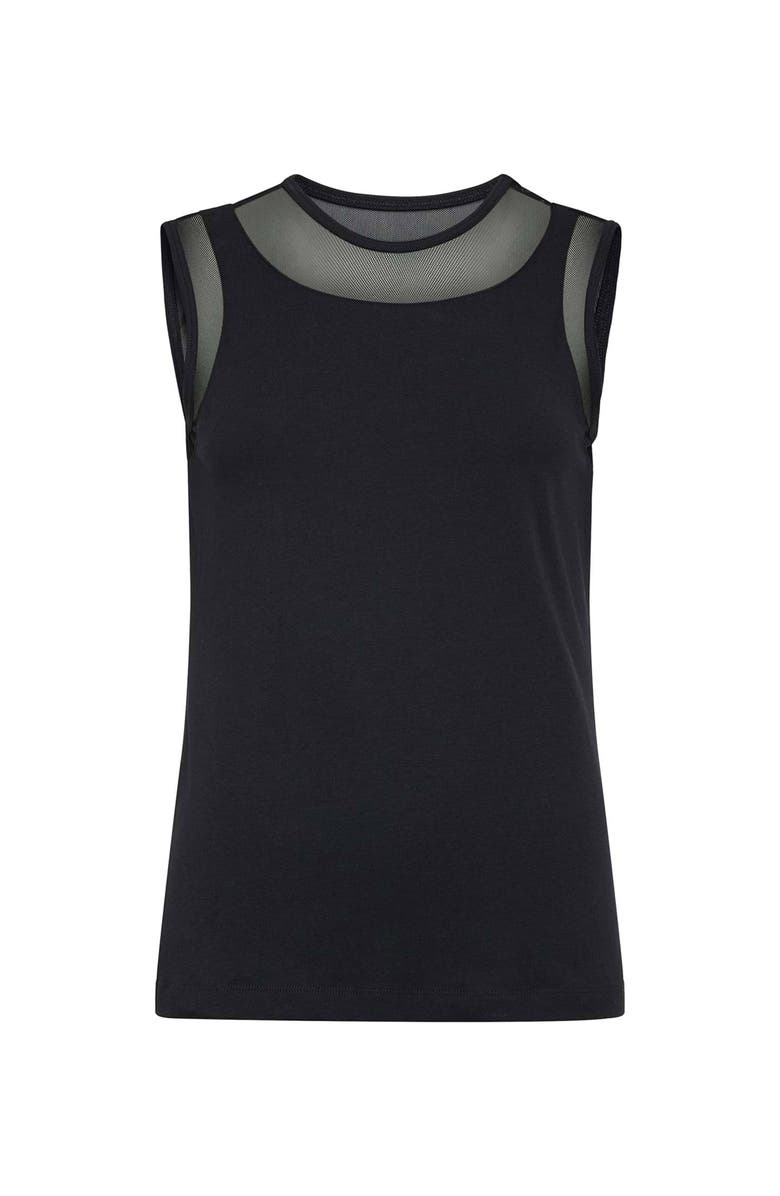 Anatomie Flo Pima Cotton Tank, Alternate, color, Black