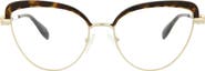 McQueen 55mm Cat Eye Fashion Optical Glasses