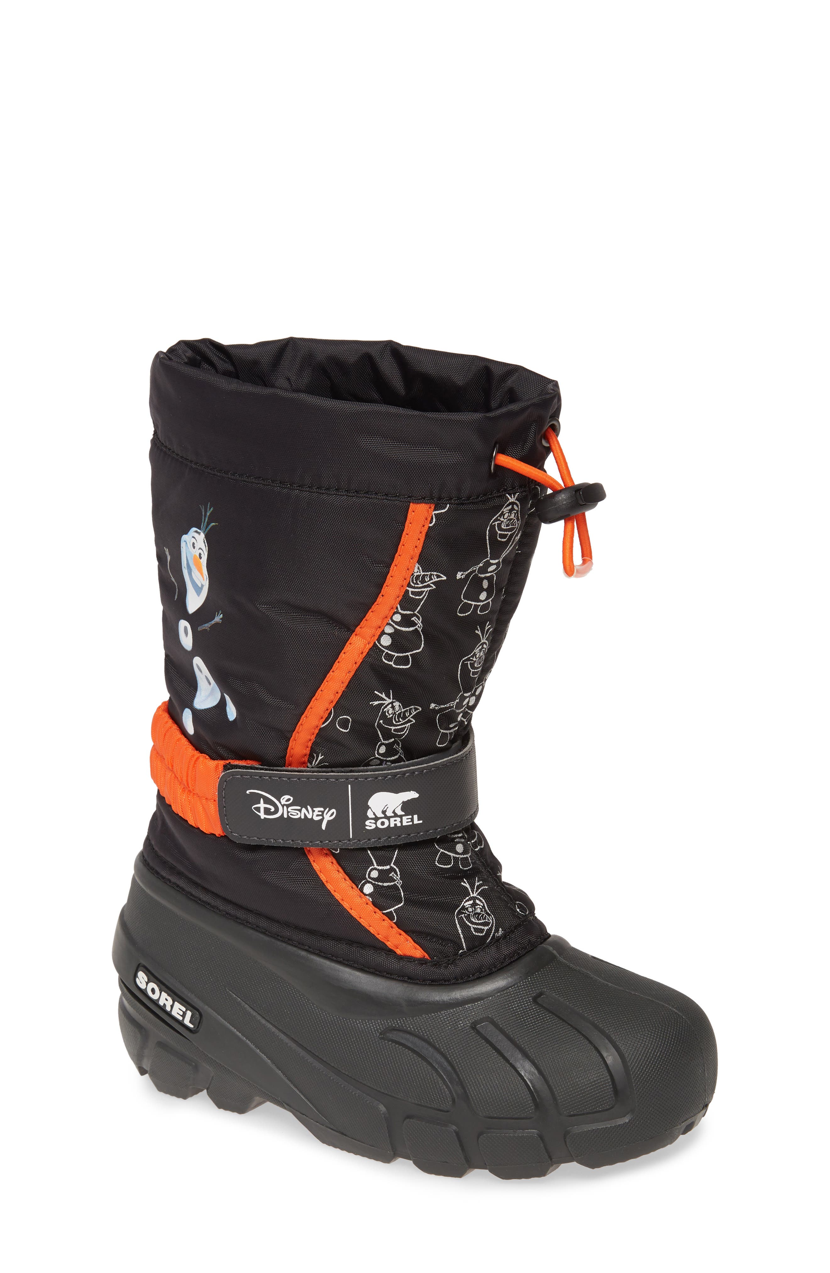 SOREL x Disney Flurry Weather Resistant Snow Boot, Main, color, 