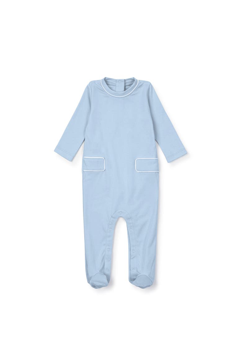 Preston Boys' Romper, Main, color, Light Blue