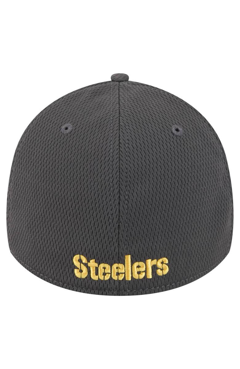 New Era Men's New Era Graphite Pittsburgh Steelers  Main 39THIRTY Flex Hat, Alternate, color, 
