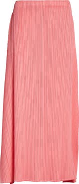Pleats Please Issey Miyake Monthly Colors March Pleated Midi Skirt