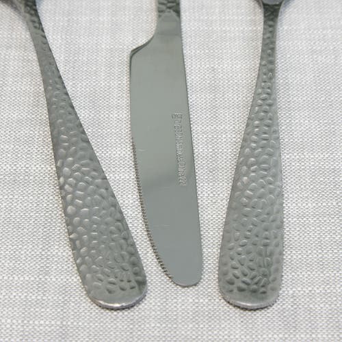 Gibson Home Hamme 46 Piece Flatware Set With Wire Caddy In Silver