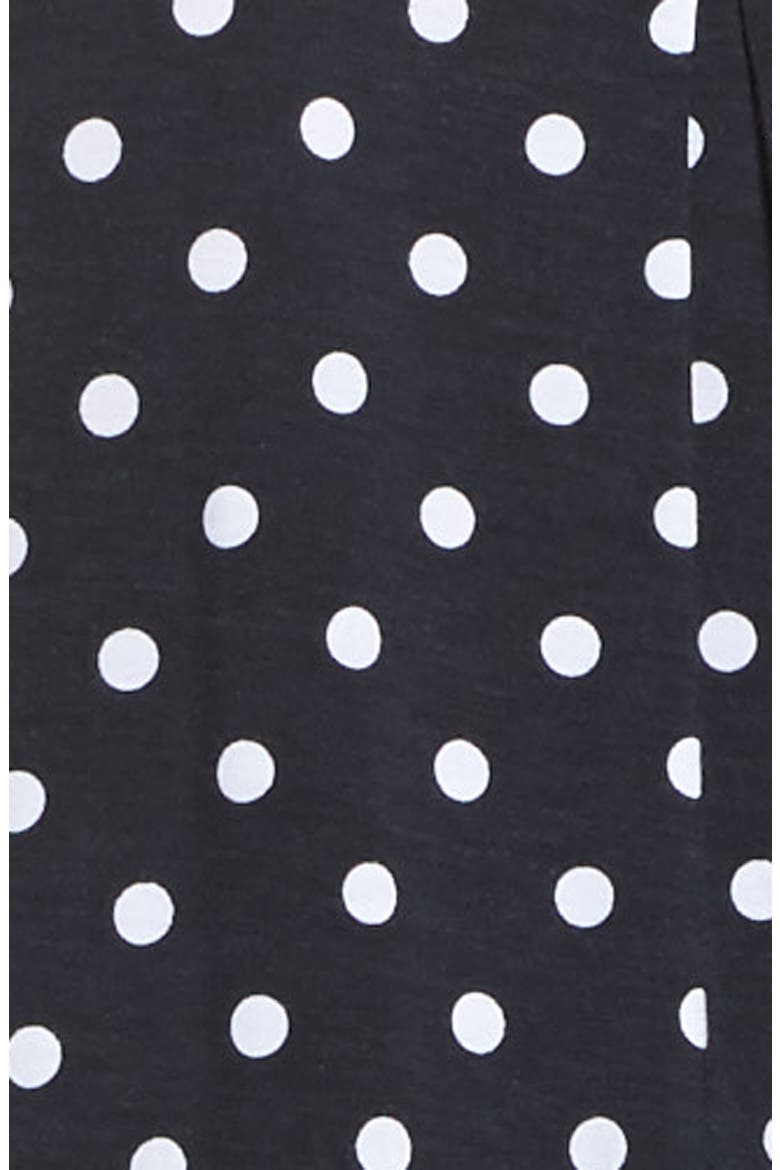Stretch Modal Pajamas & Eye Mask, Alternate, color, BLACK