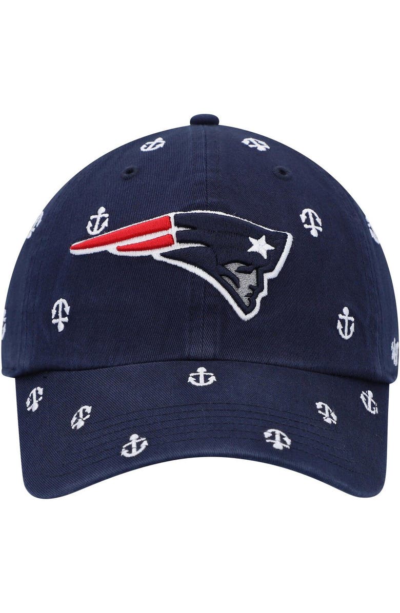 '47 Women's '47 Navy New England Patriots Team Confetti Clean Up Adjustable Hat, Alternate, color, Navy