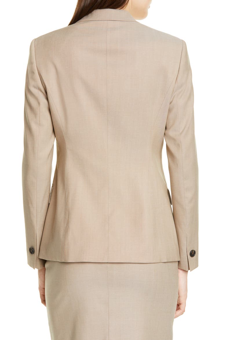 Jasuala Wool Suit Jacket, Alternate, color, SAND DUNE