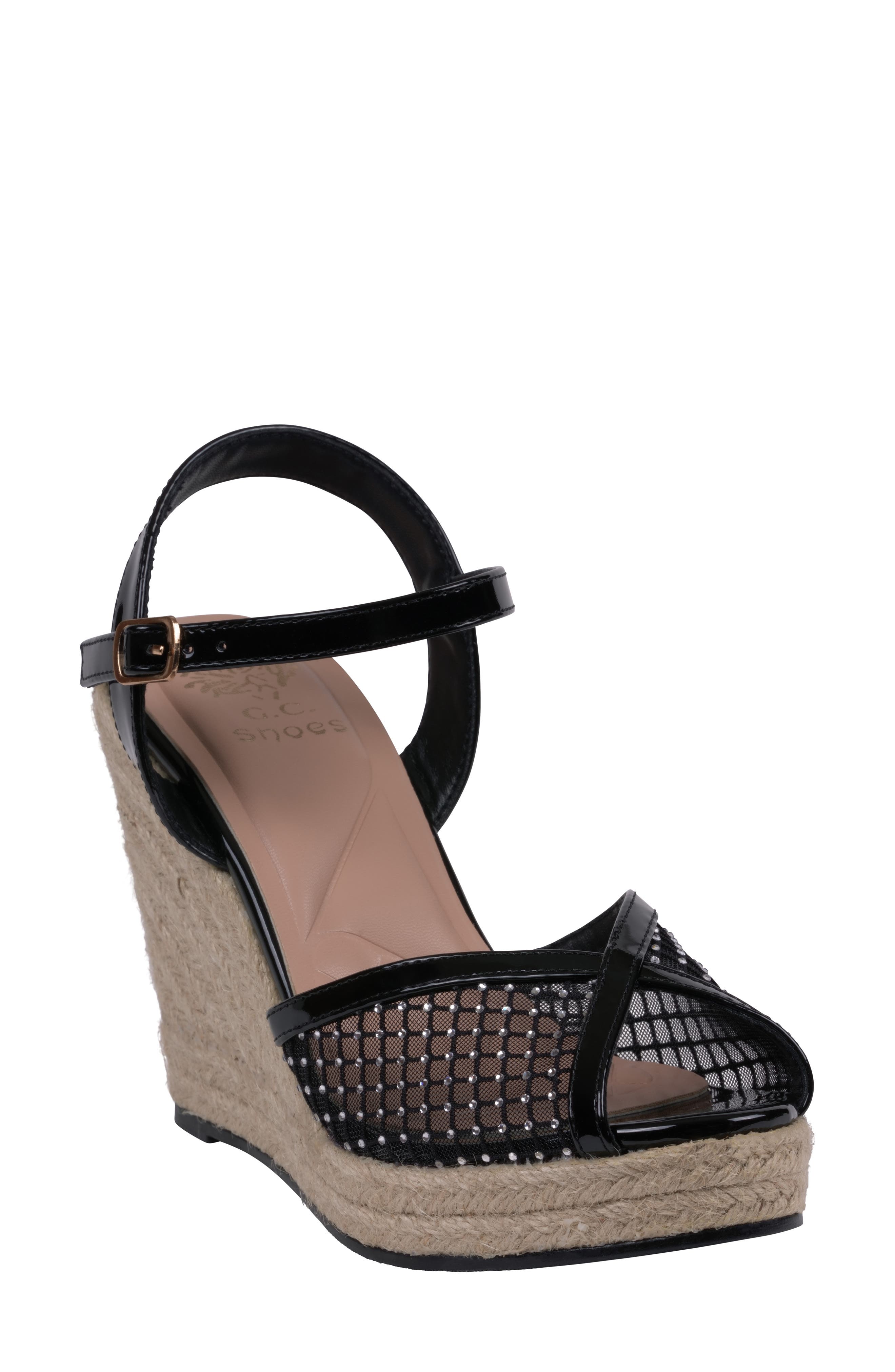 GC SHOES Mila Espadrille Wedge Sandal, Main, color, 