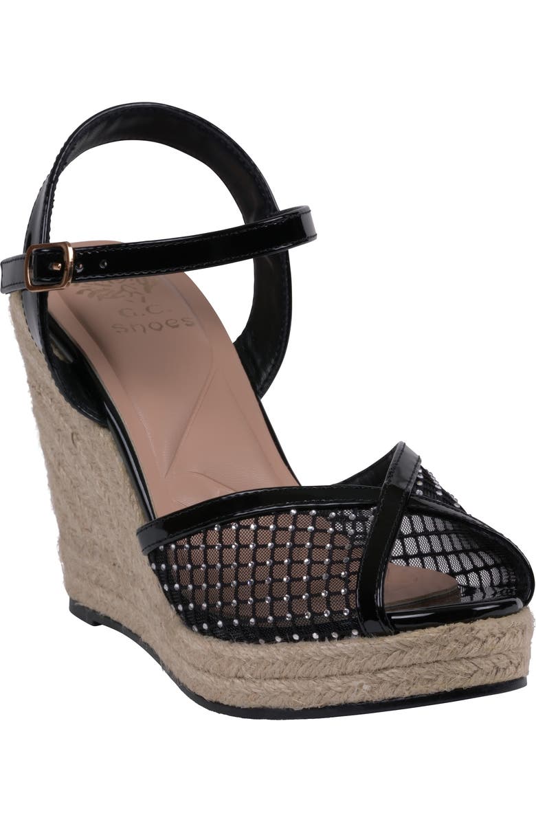 GC SHOES Mila Espadrille Wedge Sandal, Main, color,