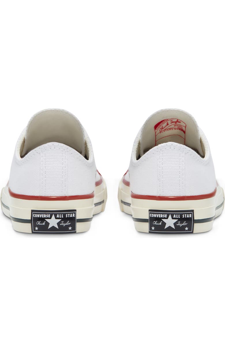 Converse Kids' Chuck Taylor<sup>®</sup> All Star<sup>®</sup> 70 Oxford Sneaker, Alternate, color, White/ Garnet/ Egret