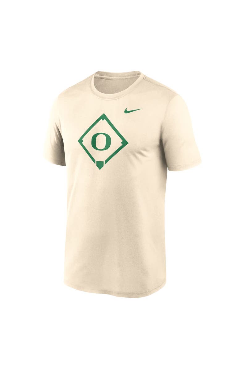 Nike Men's Nike Cream Oregon Ducks Legend Baseball Icon Performance T-Shirt, Alternate, color, 