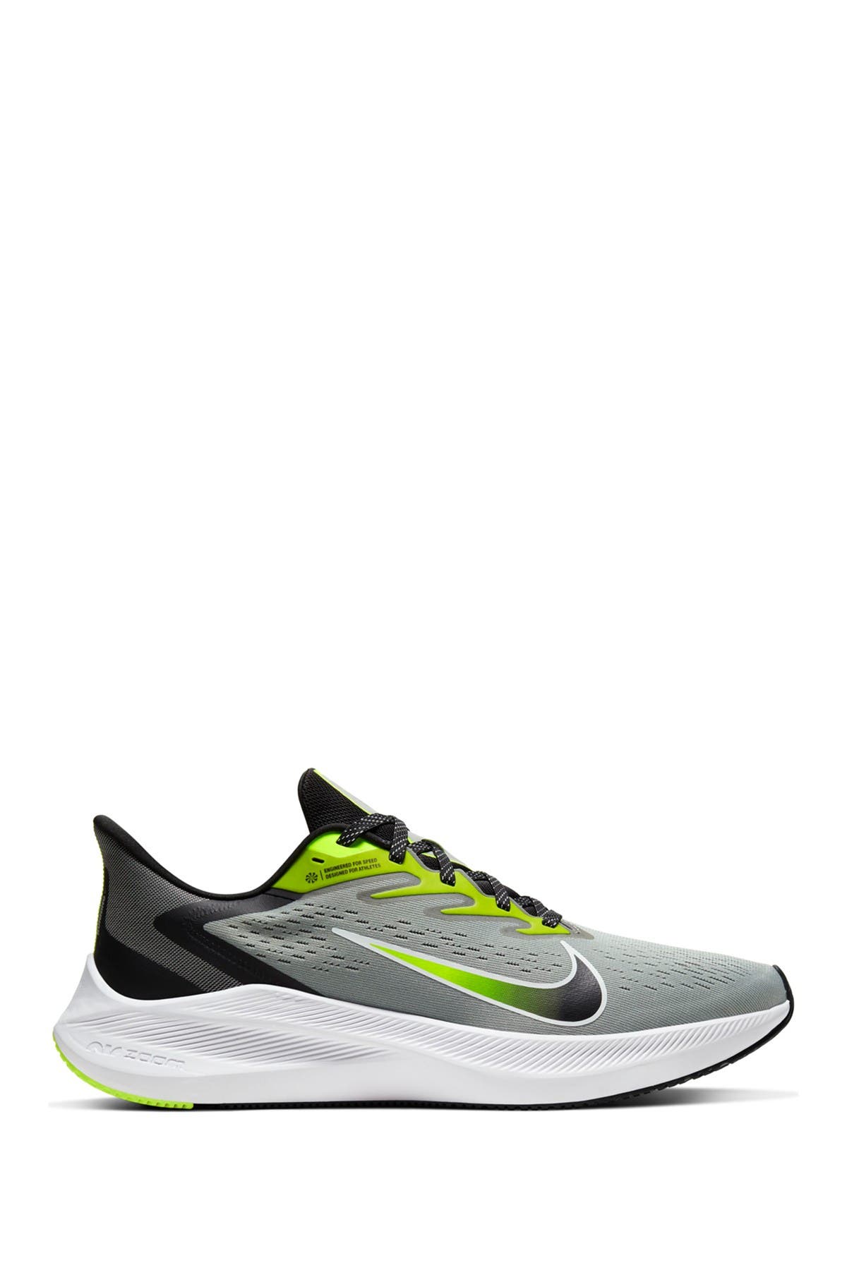 Zoom Winflo Running Sneaker, Alternate, color, 002 LTSKGY/BLACK