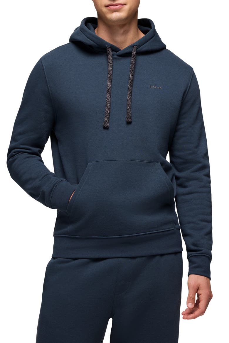 Fleece Hoodie, Main, color, STORMY NIGHT