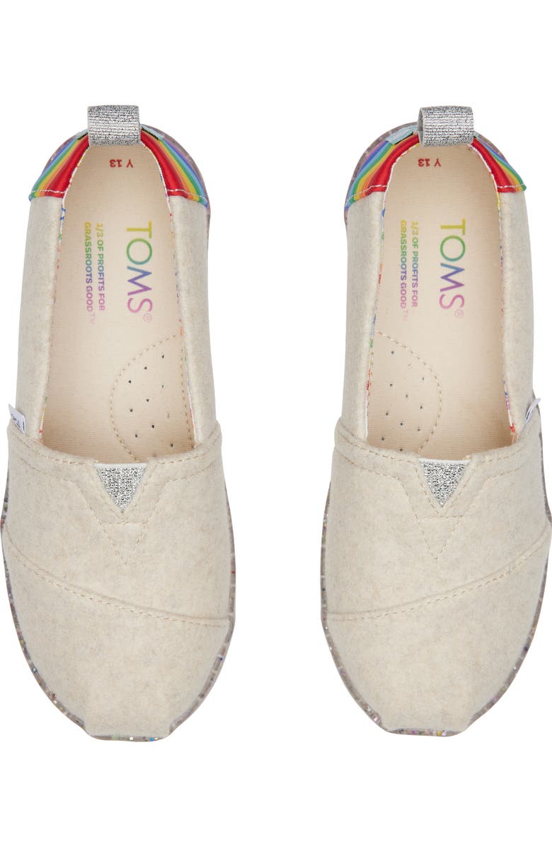 TOMS Kids' Alpargata Slip-On Sneaker, Alternate, color,