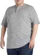 Lucky Brand Big & Tall Linen-Blend Henley T-Shirt