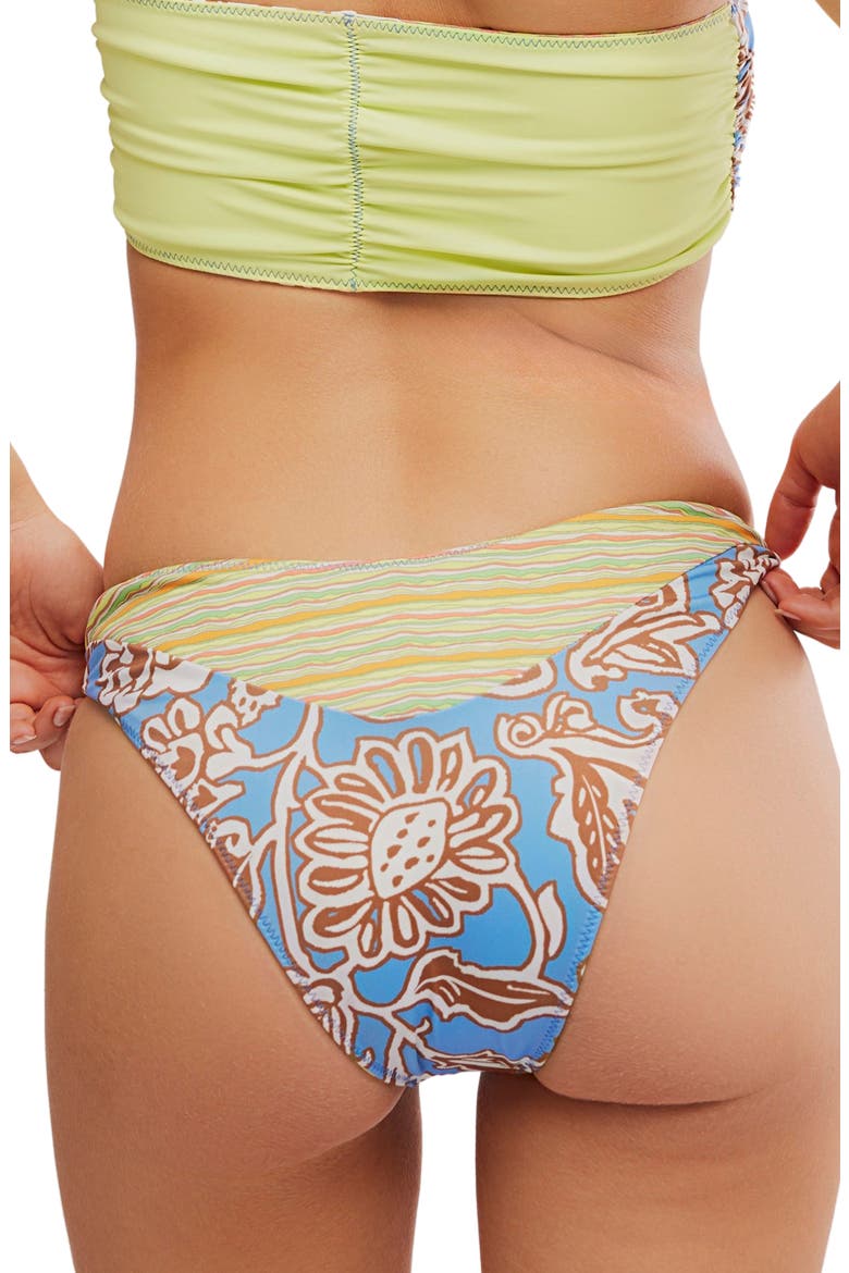 Donna Reversible Bikini Bottoms, Alternate, color, MOONLIT OASIS COMBO