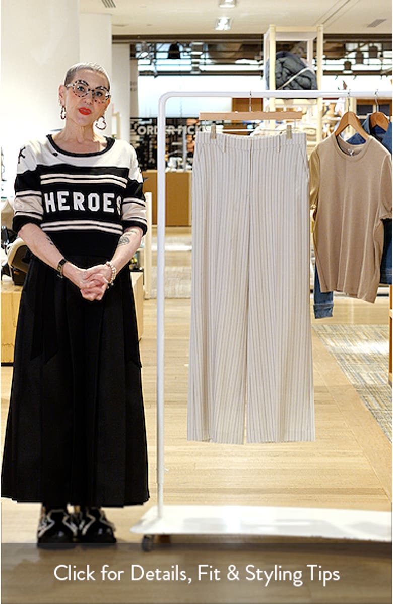 The Liliana Stripe Wide Leg Pants, sales video thumbnail